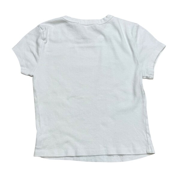 Altar'd State Strawberry Farm Graphic Baby Tee Soft White Cotton Crop Top S - Picture 2 of 6